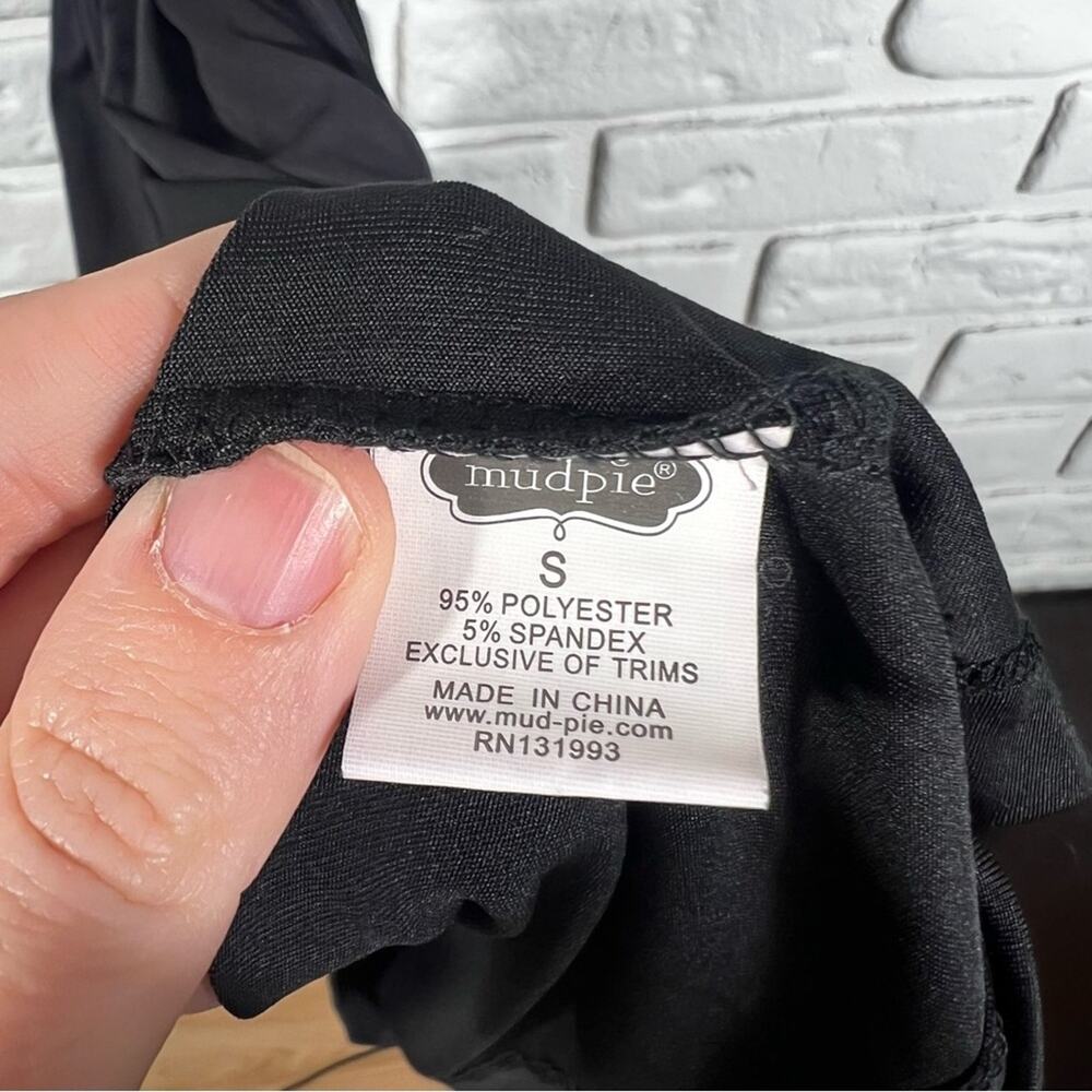 NWT Mud Pie Black Sleeveless Dress Size Small - Picture 4 of 10